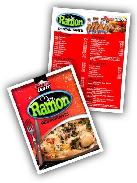 Restaurant Menu Printing